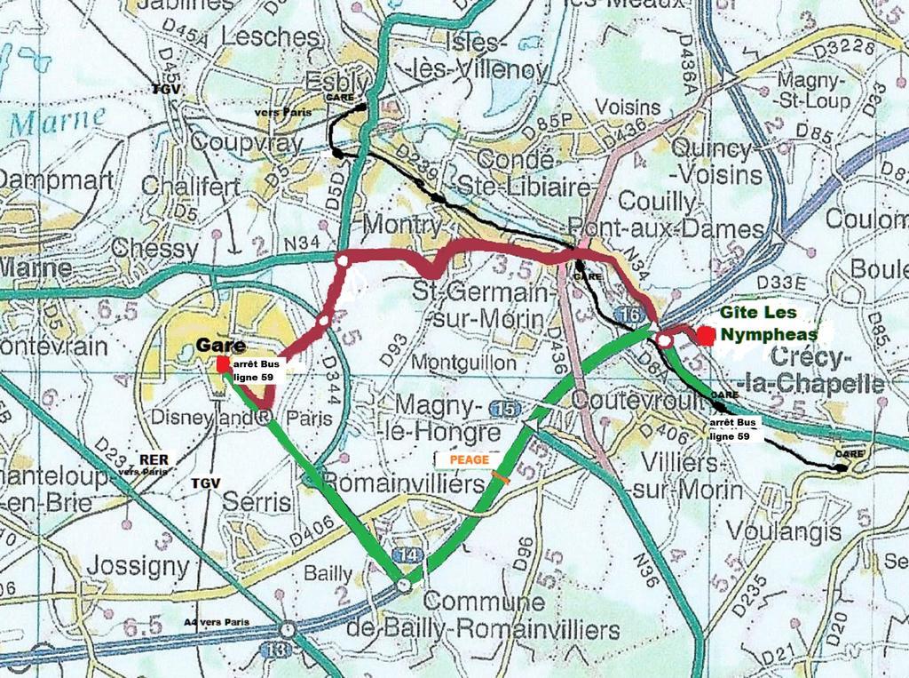 Les Nympheas, Appart Au Calme Et Grand Jardin A 15 Min De Disneyland, Crecy-la-Chapelle Phòng bức ảnh