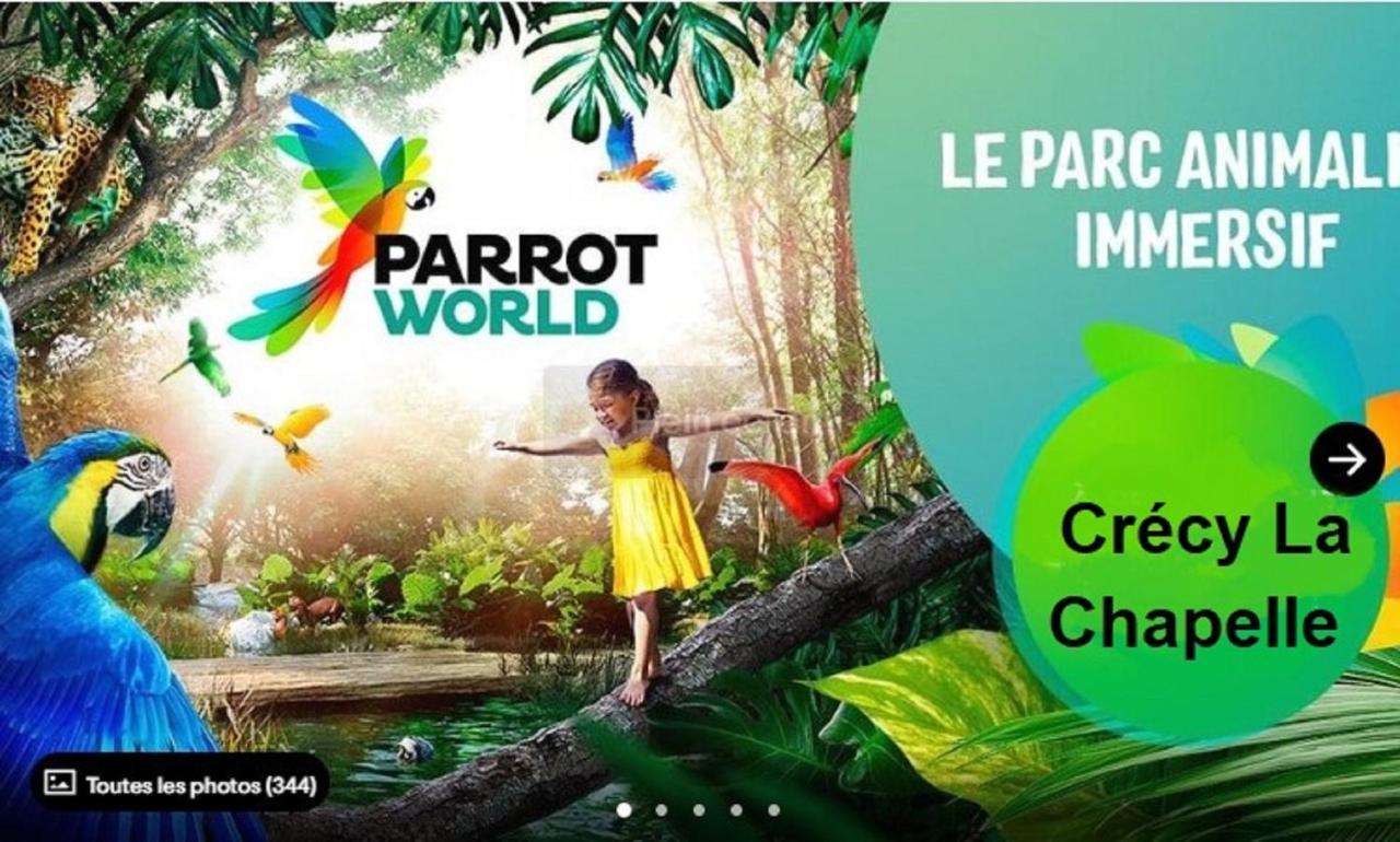 Les Nympheas, Appart Au Calme Et Grand Jardin A 15 Min De Disneyland, Crecy-la-Chapelle Ngoại thất bức ảnh